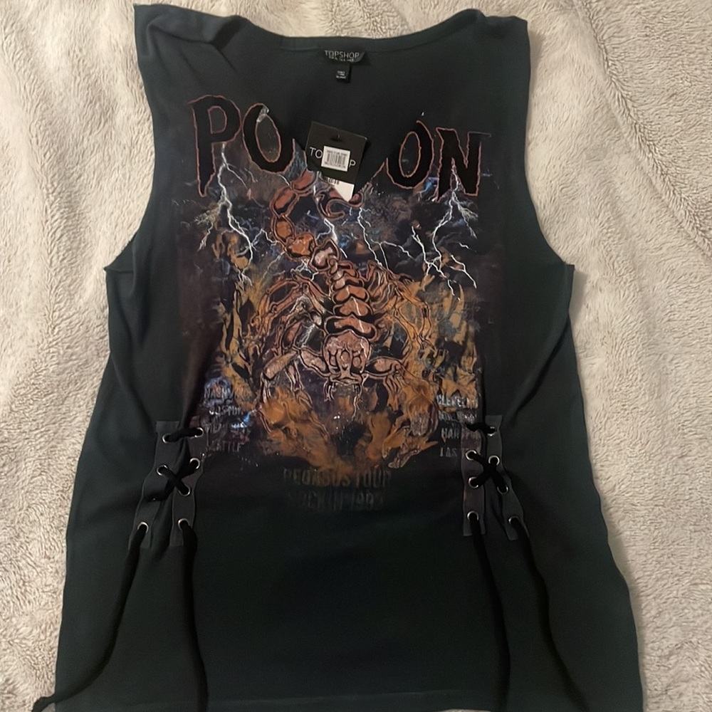 Topshop Poison Muscle Tank